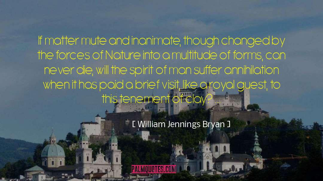 Absence Of Suffering quotes by William Jennings Bryan