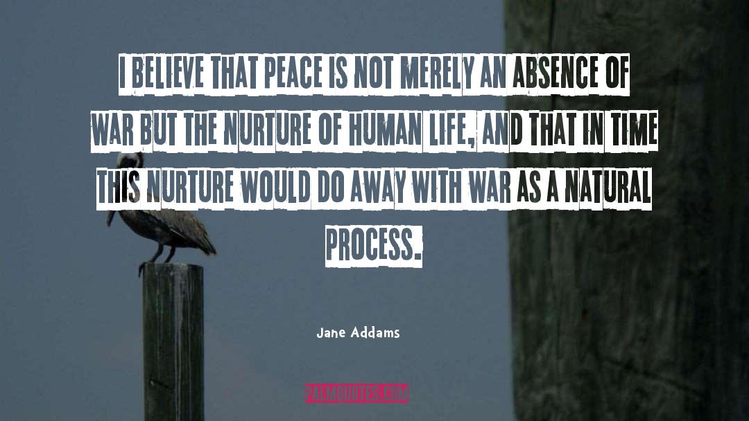 Absence quotes by Jane Addams