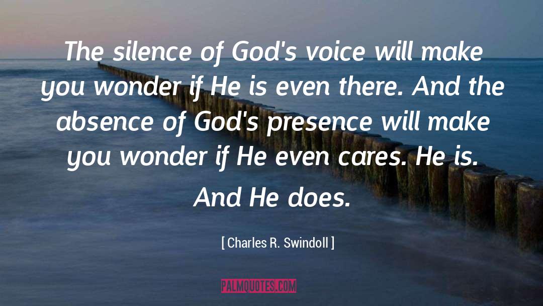 Absence quotes by Charles R. Swindoll