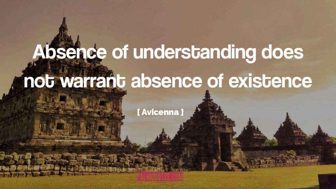 Absence quotes by Avicenna