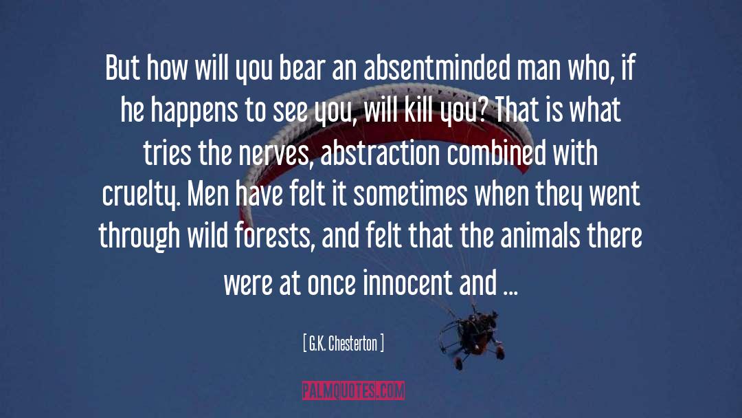 Absent Minded quotes by G.K. Chesterton