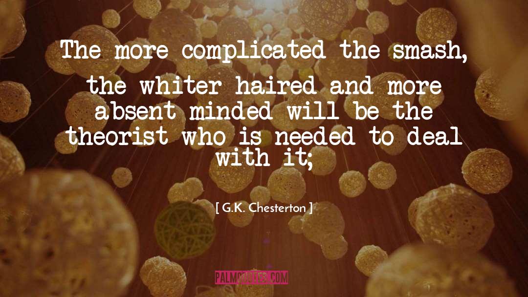 Absent Minded quotes by G.K. Chesterton