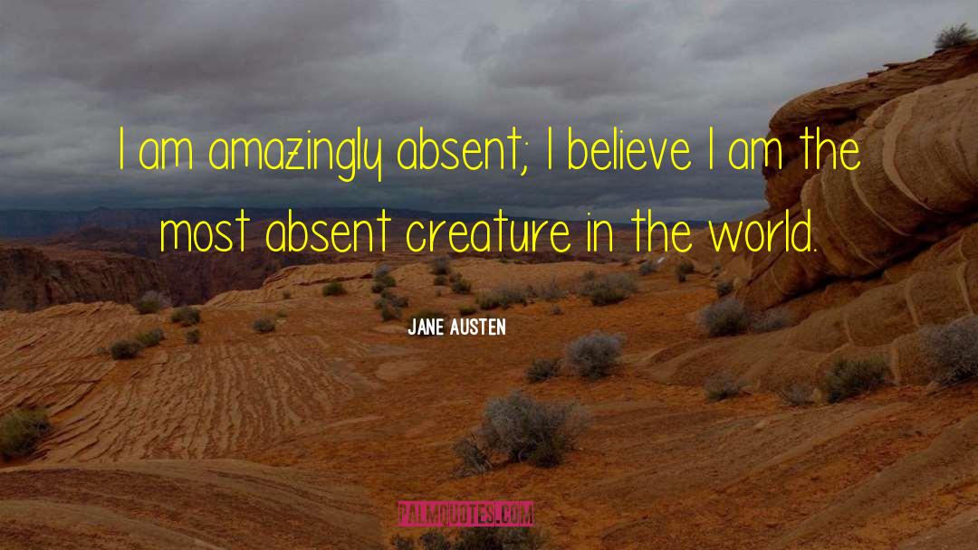 Absent Minded quotes by Jane Austen