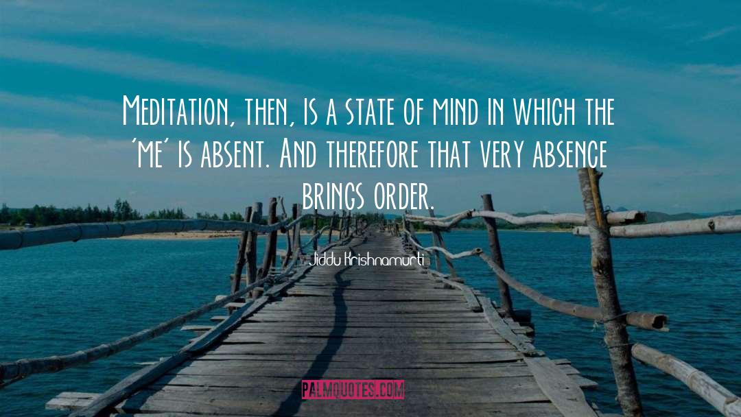 Absent quotes by Jiddu Krishnamurti