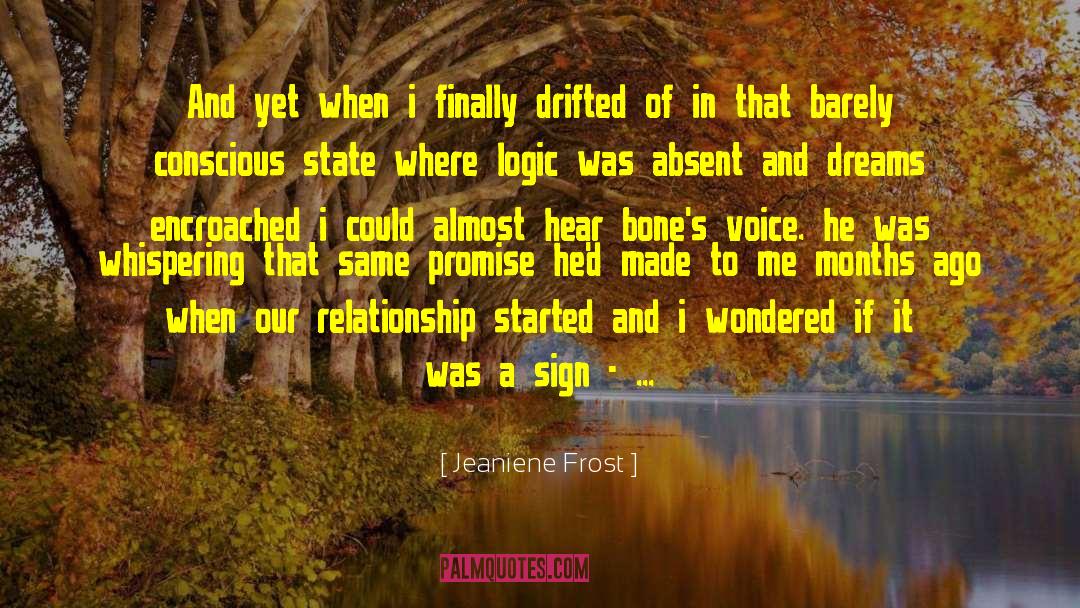 Absent quotes by Jeaniene Frost