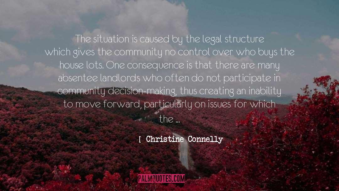Absentee quotes by Christine Connelly