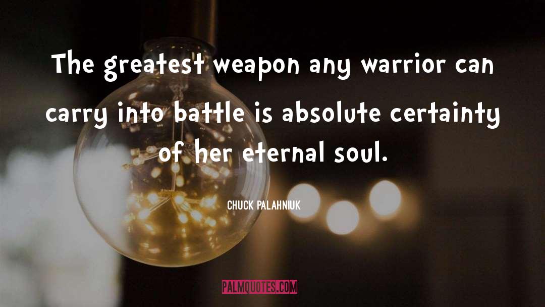 Absolute Certainty quotes by Chuck Palahniuk