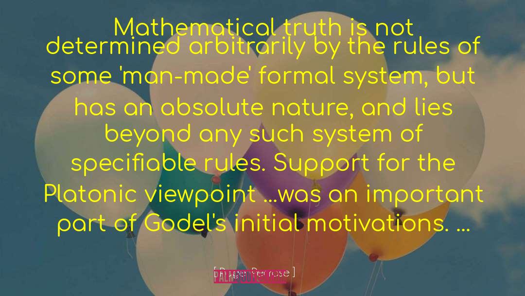 Absolute Conclusion quotes by Roger Penrose