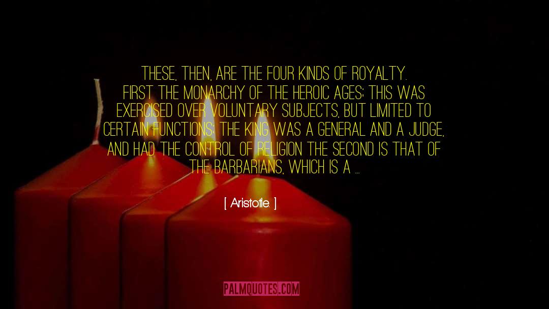 Absolute Monarchy quotes by Aristotle.