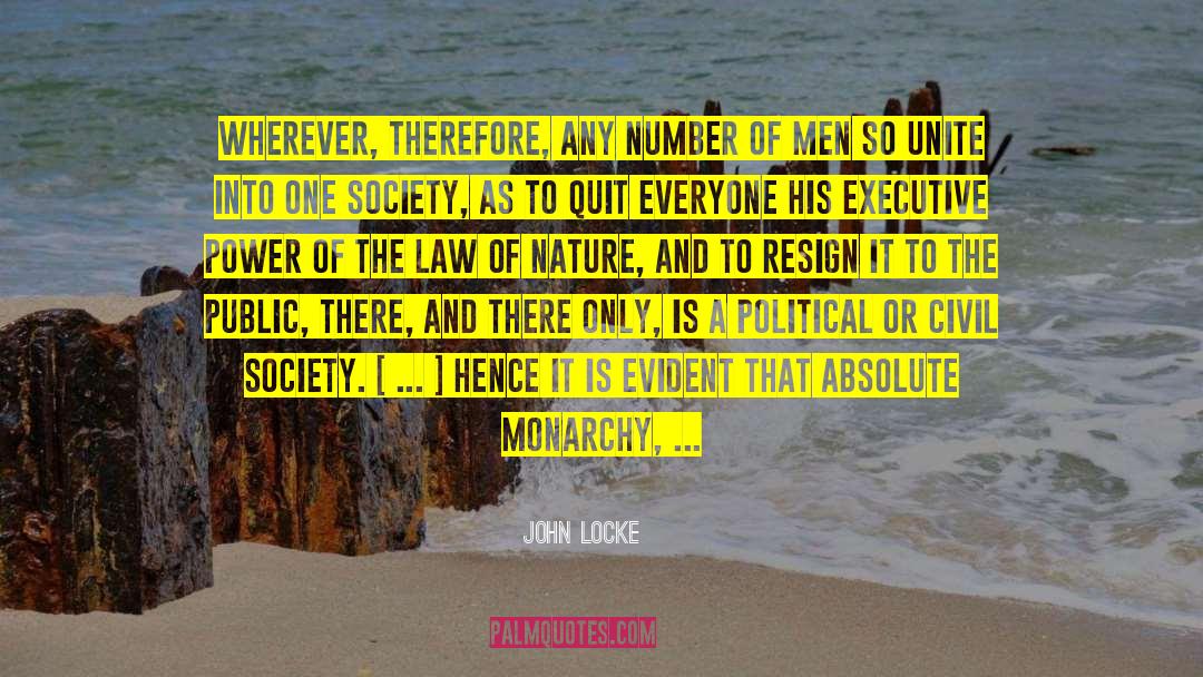 Absolute Monarchy quotes by John Locke