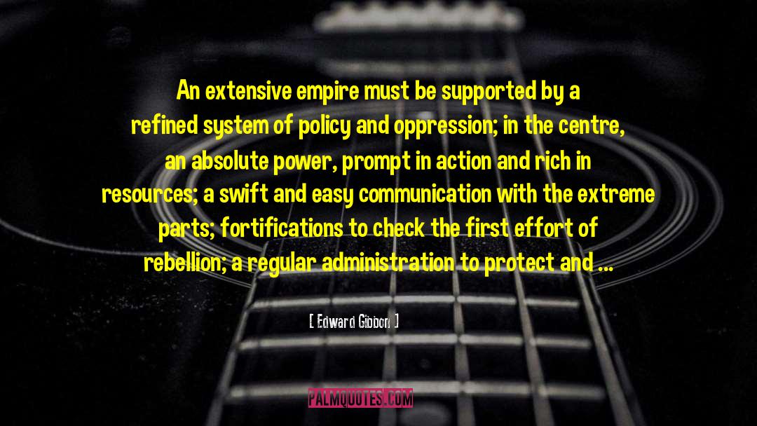 Absolute Power quotes by Edward Gibbon