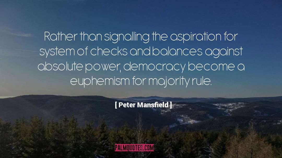 Absolute Power quotes by Peter Mansfield