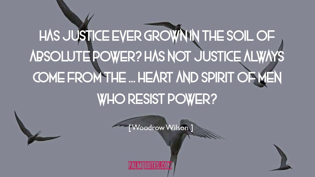 Absolute Power quotes by Woodrow Wilson