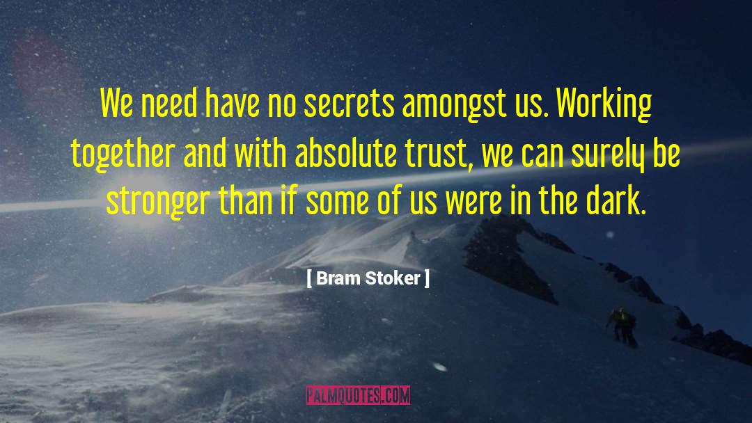 Absolute Trust quotes by Bram Stoker