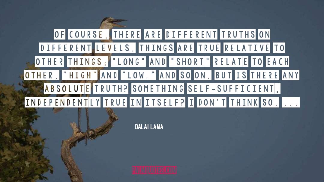 Absolute Truth quotes by Dalai Lama