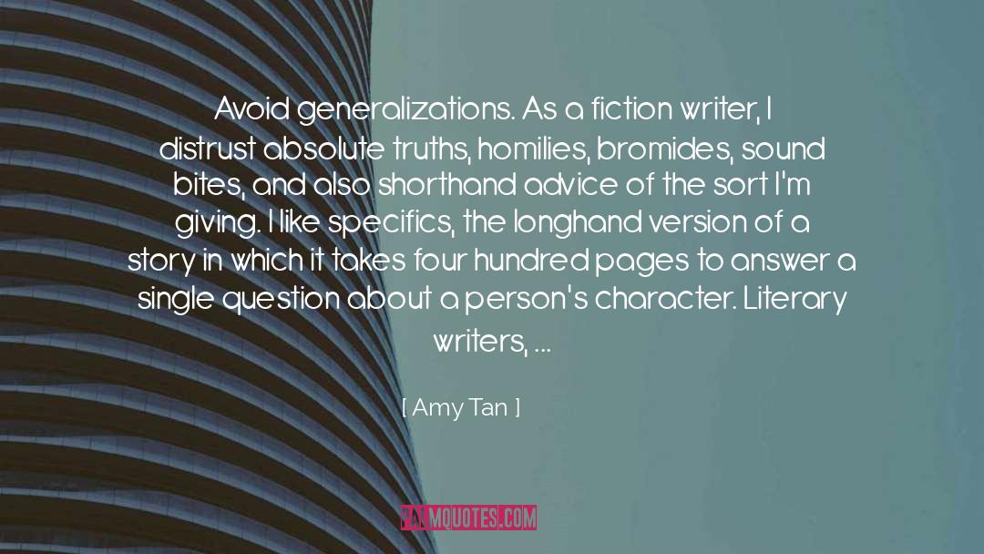 Absolute Truths quotes by Amy Tan