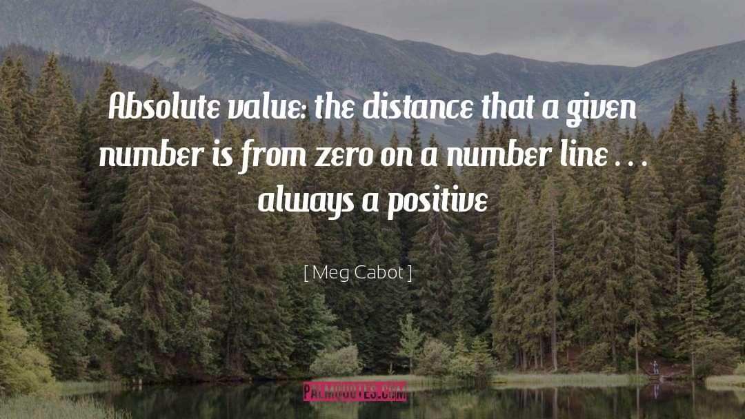 Absolute Value quotes by Meg Cabot
