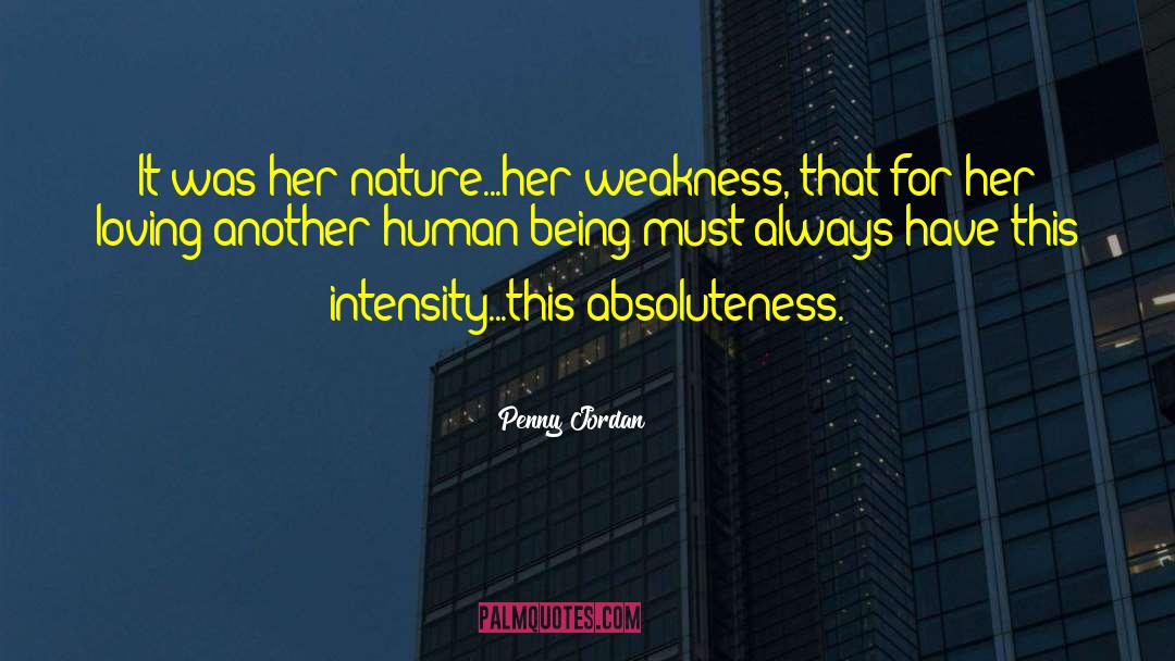 Absoluteness quotes by Penny Jordan