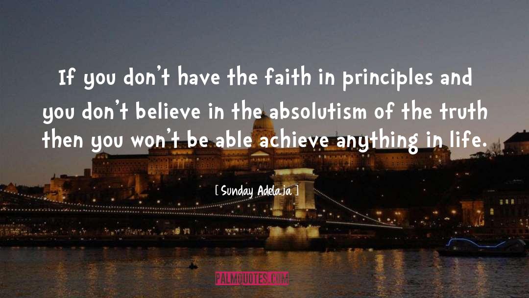 Absolutism quotes by Sunday Adelaja