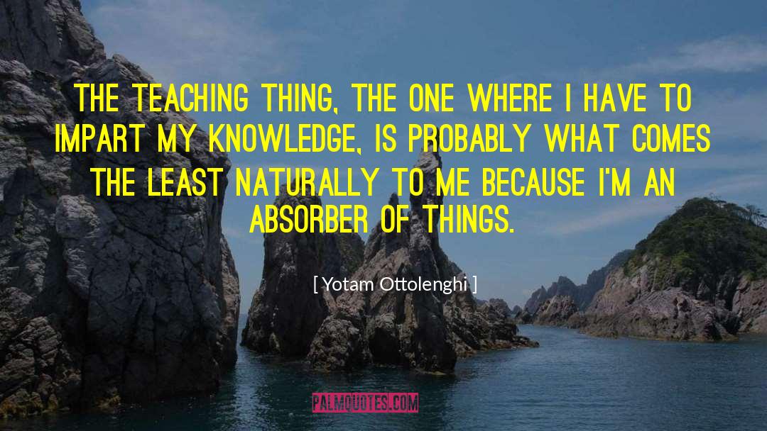 Absorber quotes by Yotam Ottolenghi