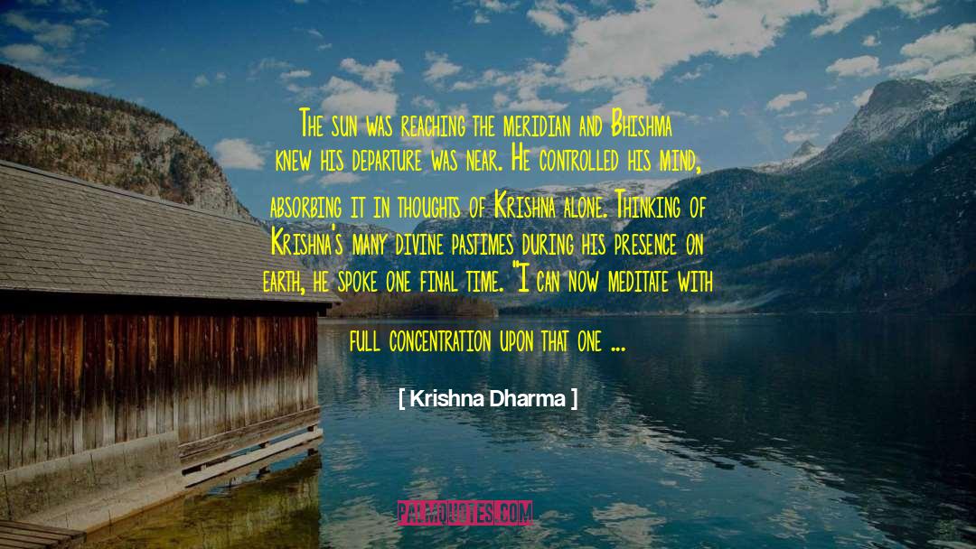 Absorbing quotes by Krishna Dharma