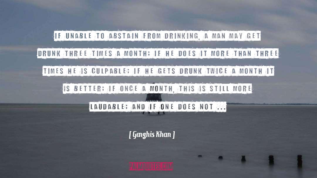 Abstain quotes by Genghis Khan