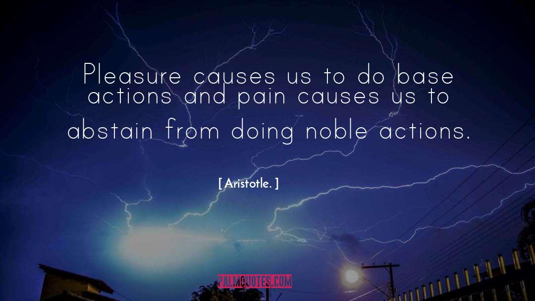Abstain quotes by Aristotle.