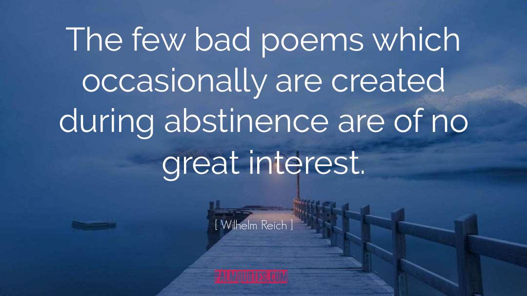 Abstinence quotes by Wilhelm Reich