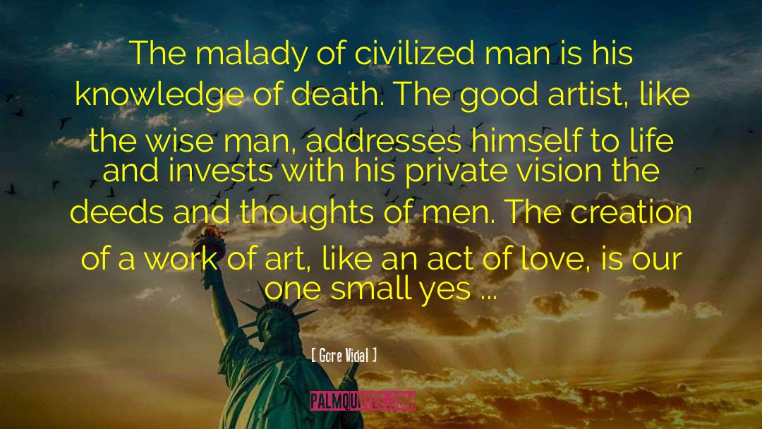 Abstract Art Of Thoughts quotes by Gore Vidal