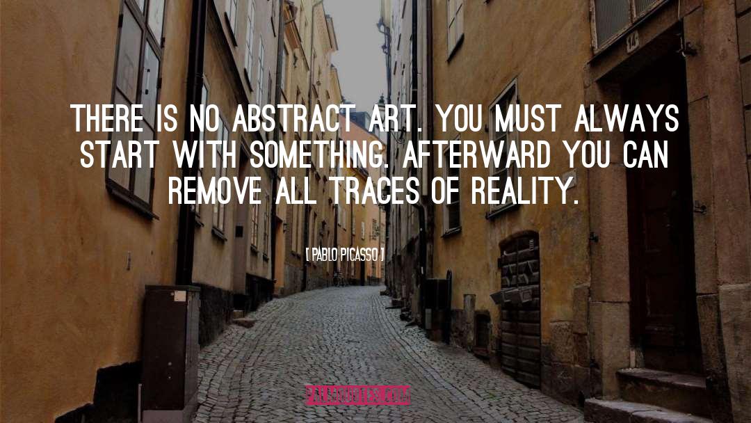 Abstract Art Of Thoughts quotes by Pablo Picasso