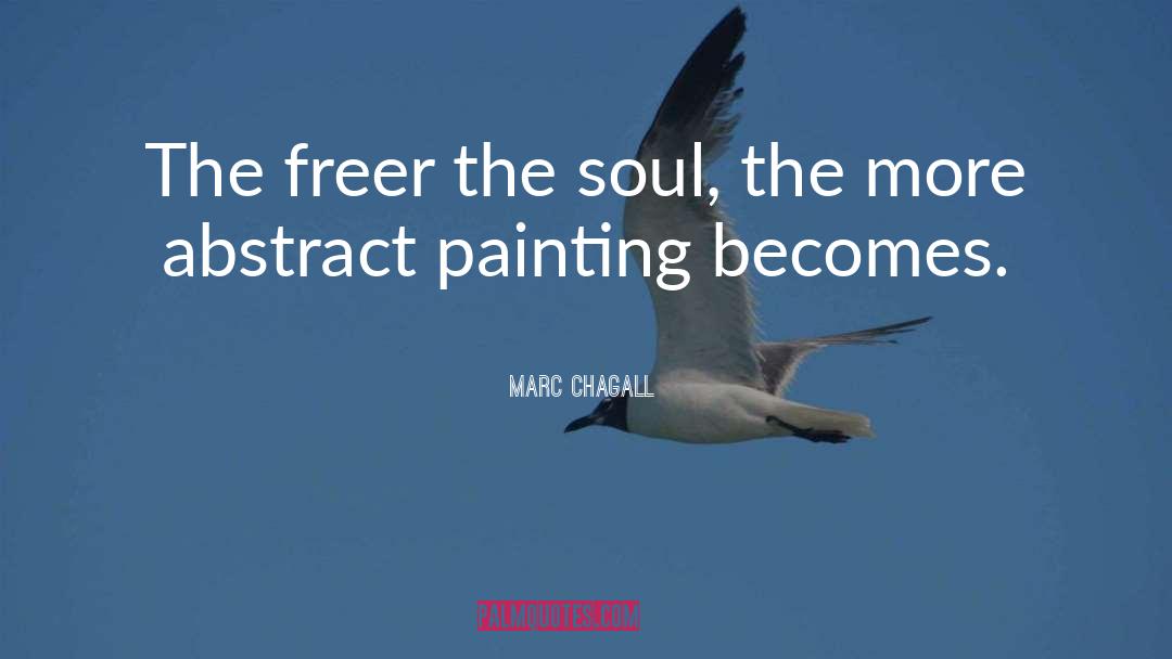 Abstract Thinking quotes by Marc Chagall