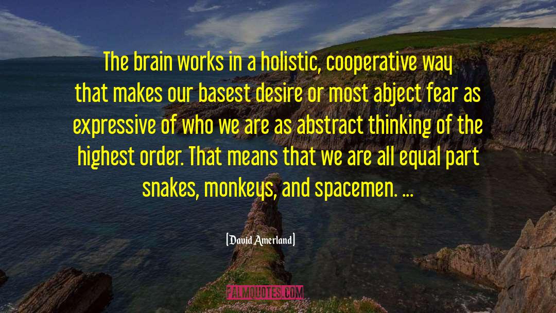 Abstract Thinking quotes by David Amerland