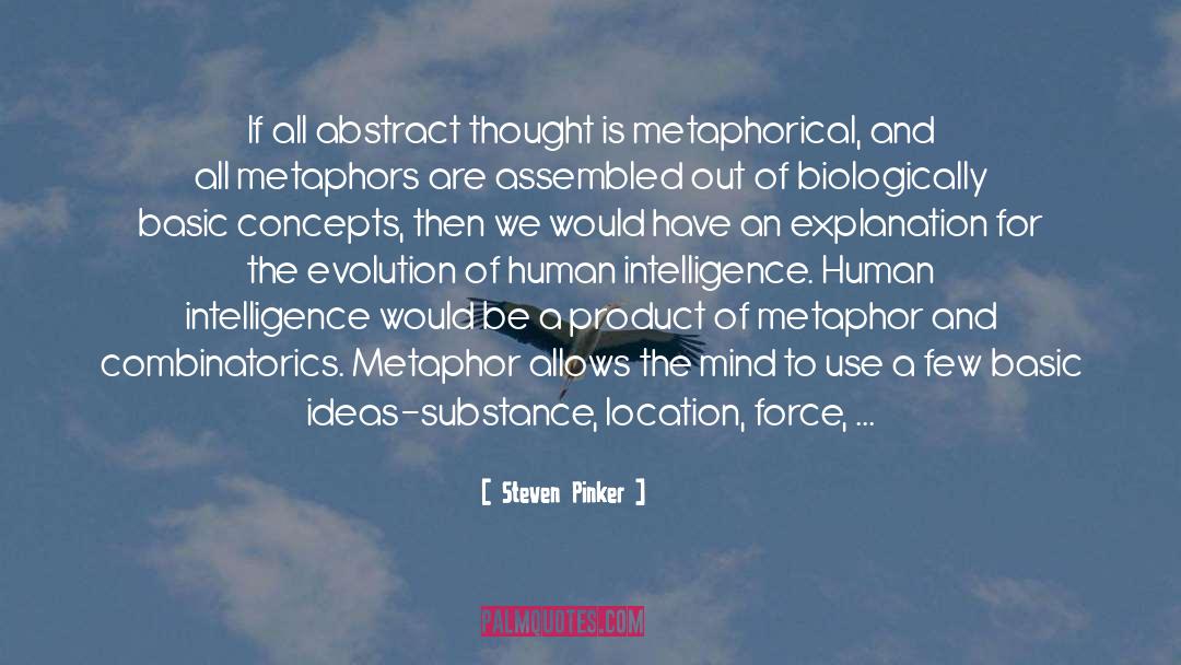 Abstract Thought quotes by Steven Pinker