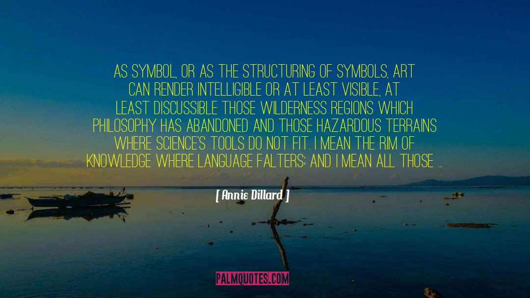 Abstract Thoughts quotes by Annie Dillard