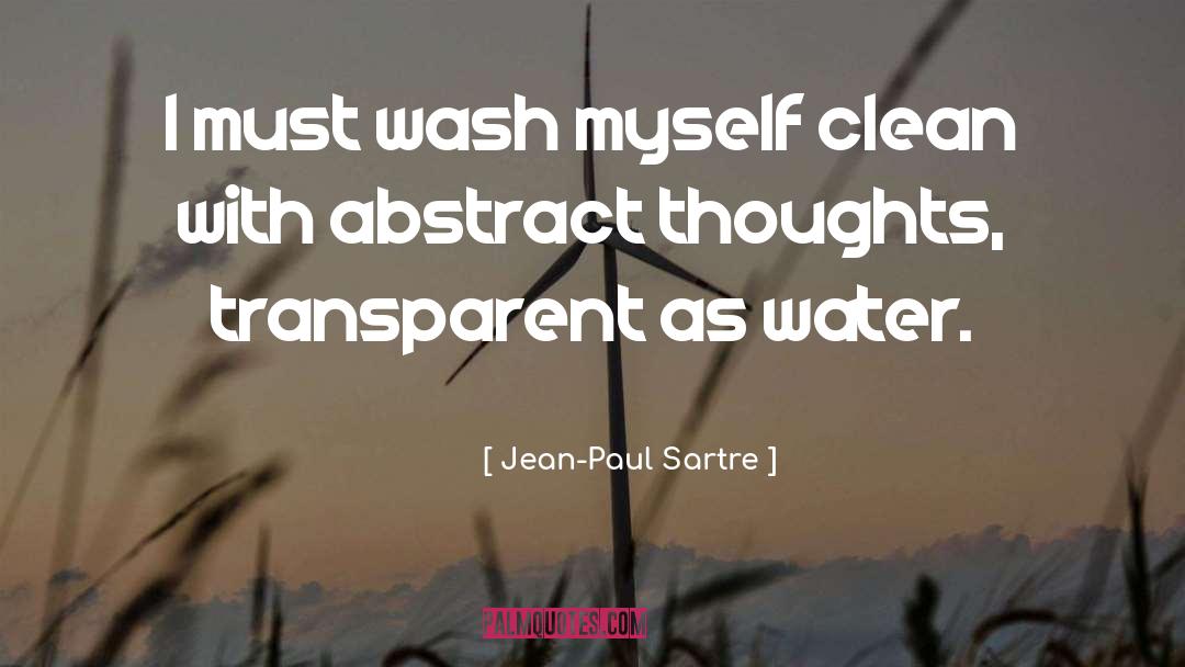 Abstract Thoughts quotes by Jean-Paul Sartre
