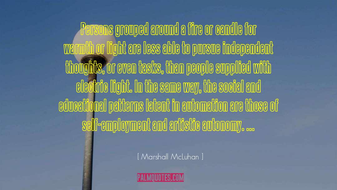 Abstract Thoughts quotes by Marshall McLuhan