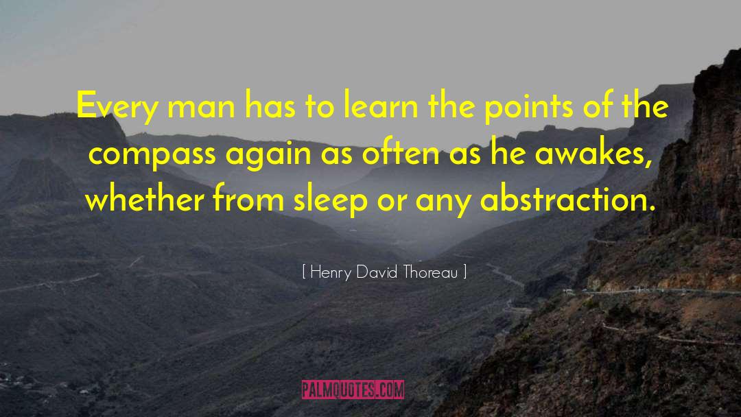 Abstraction quotes by Henry David Thoreau