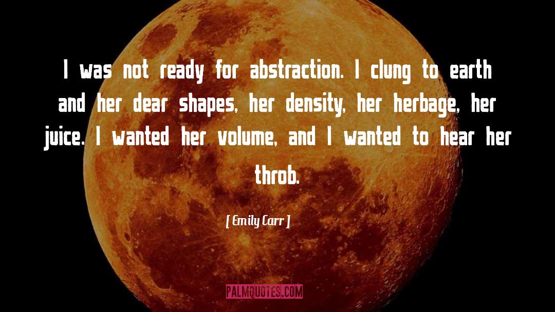 Abstraction quotes by Emily Carr