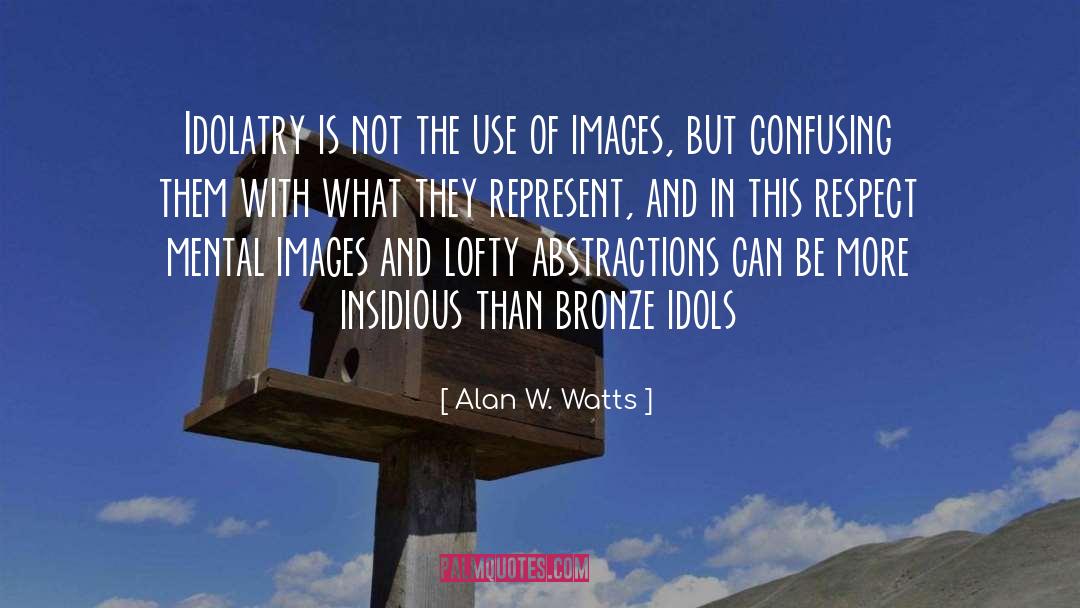 Abstractions quotes by Alan W. Watts