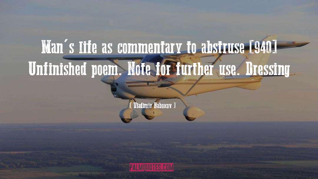 Abstruse quotes by Vladimir Nabokov