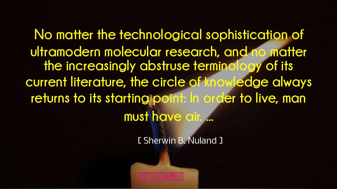 Abstruse quotes by Sherwin B. Nuland