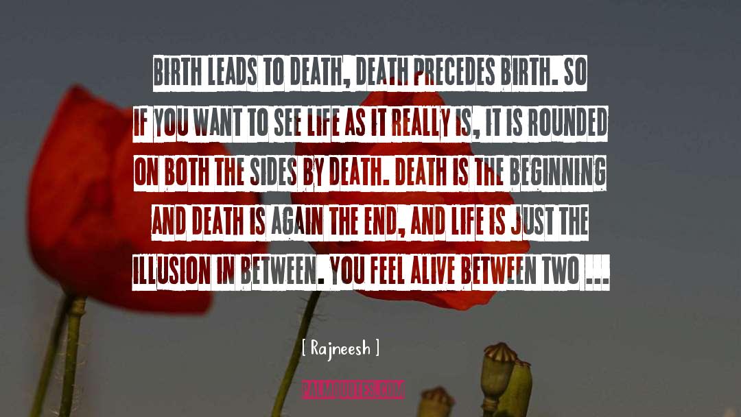 Absurdity And Death quotes by Rajneesh