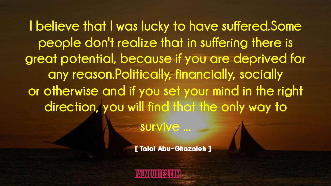 Abu Ghazaleh quotes by Talal Abu-Ghazaleh