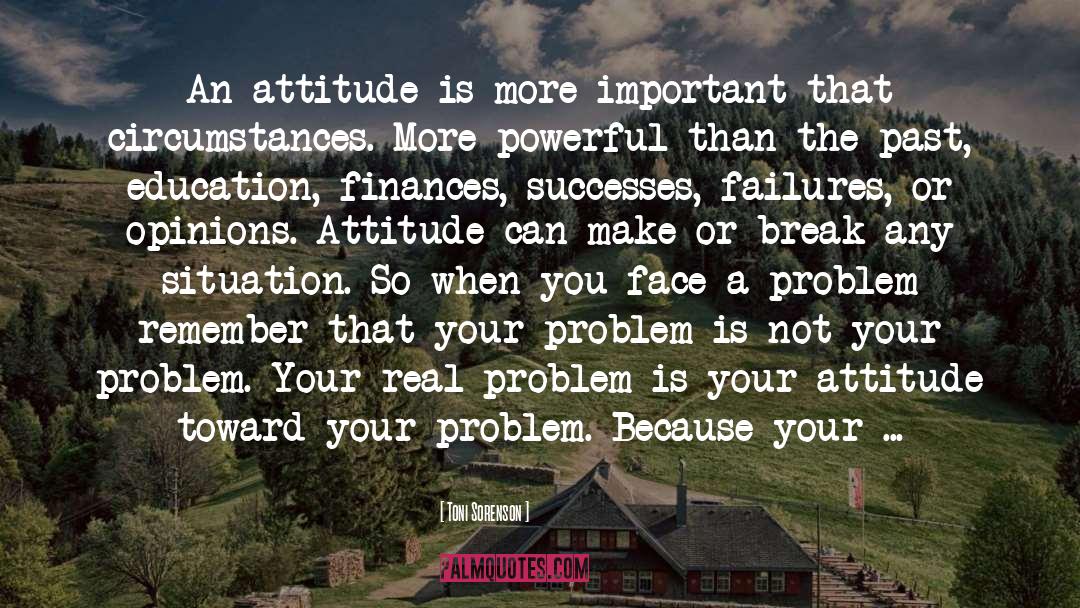 Abundance And Attitude quotes by Toni Sorenson