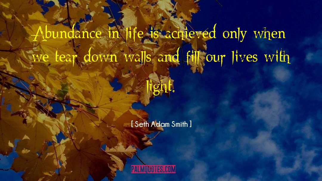 Abundance In Life quotes by Seth Adam Smith