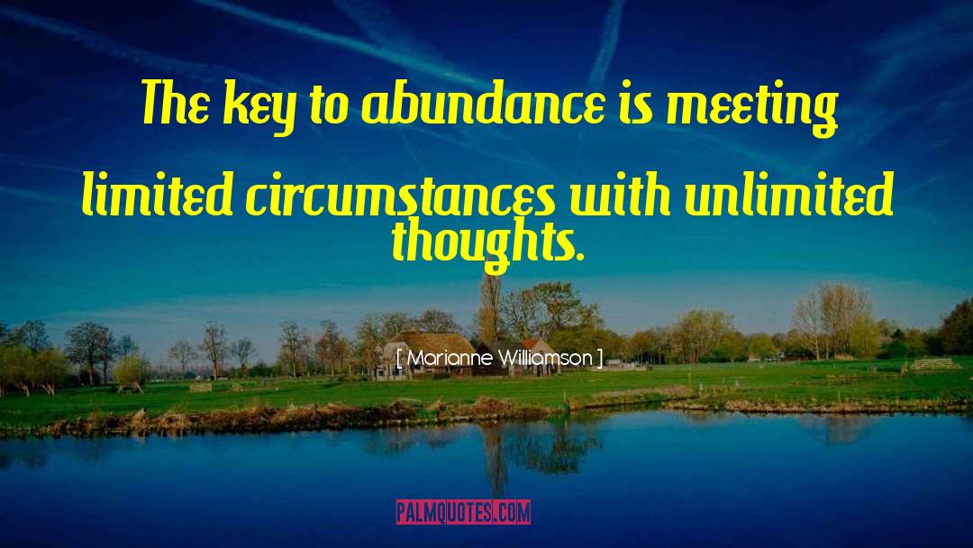 Abundance Life quotes by Marianne Williamson