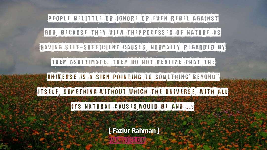 Abundant As The Universe quotes by Fazlur Rahman