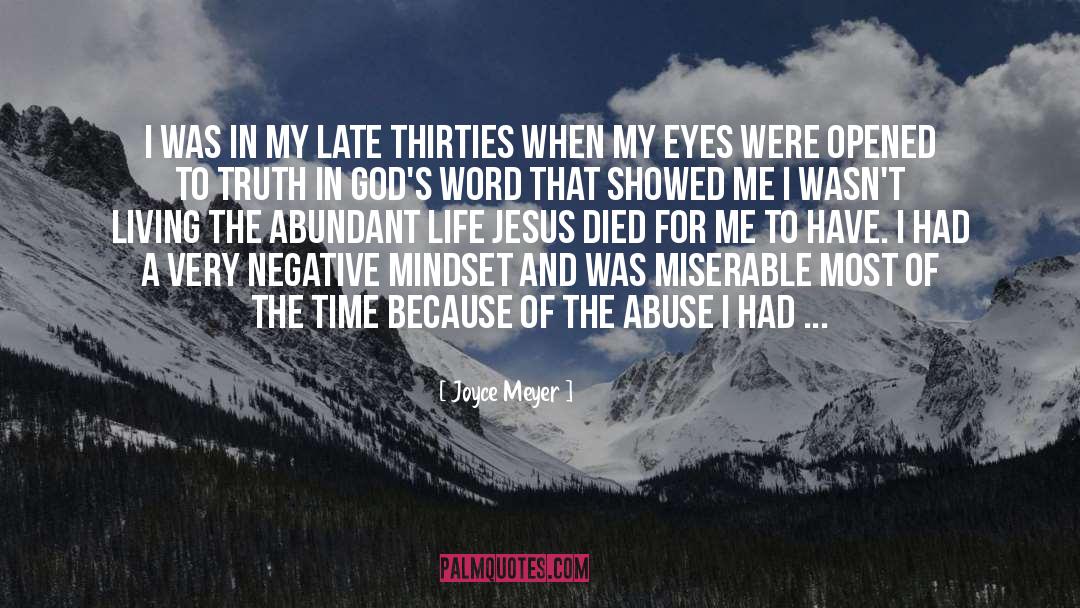 Abundant Life quotes by Joyce Meyer