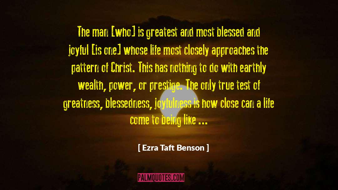 Abundant Life quotes by Ezra Taft Benson