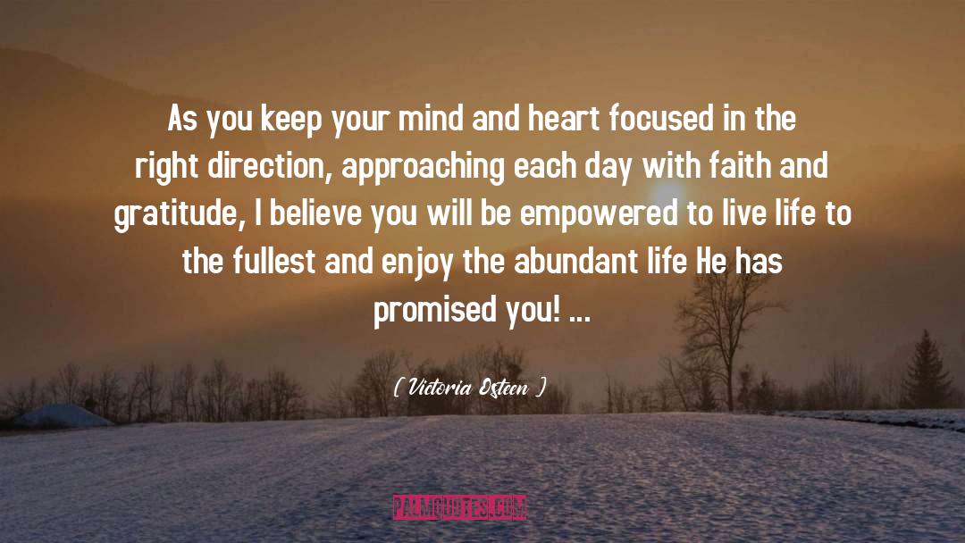 Abundant Life quotes by Victoria Osteen